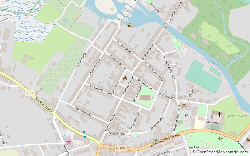 Rathaus Zedenick location map