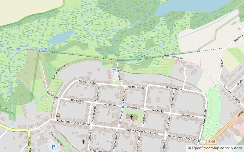 Franziskanerkloster location map