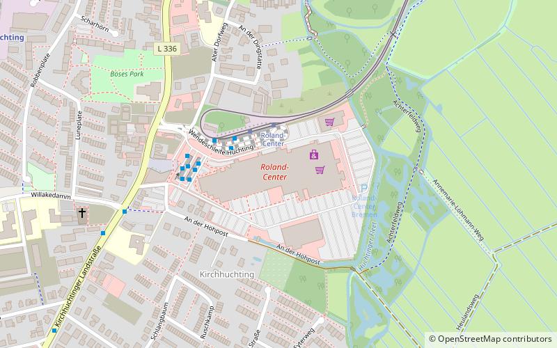 Roland Center location map