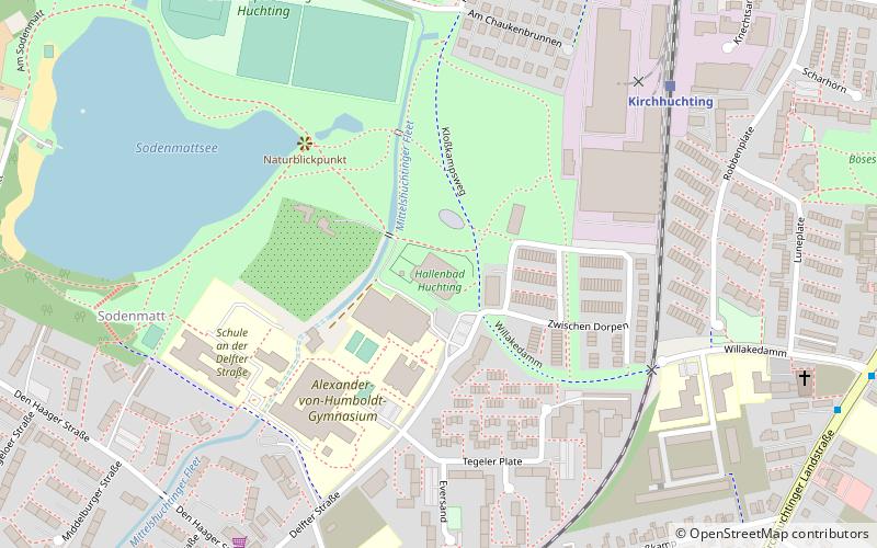 Hallenbad Huchting location map