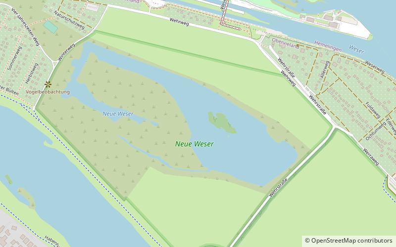 Neue Weser location map