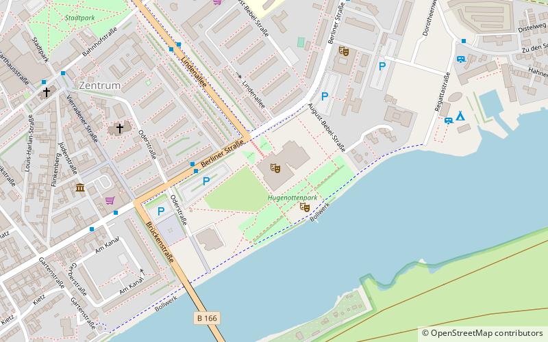 Uckermärkische Bühnen Schwedt location map