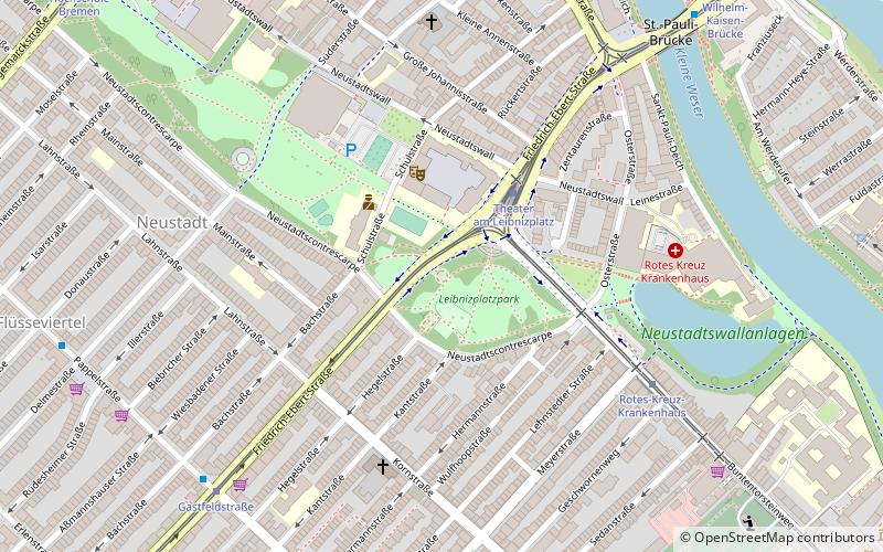 Zentaurenbrunnen location map