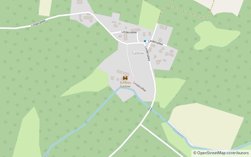 Schloss Gadow location map