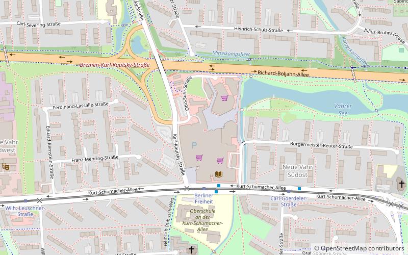 Bremen-Vahr location map