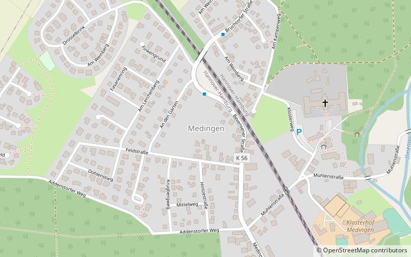 Medingen location map