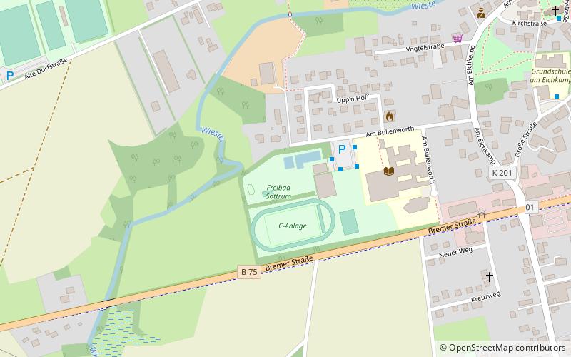 Freibad Sottrum location map