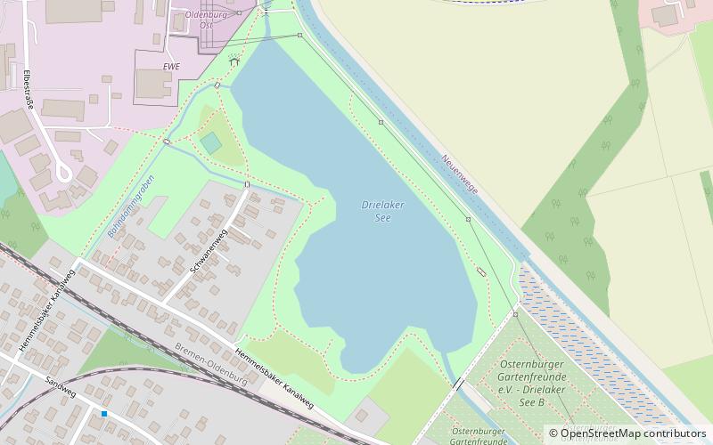 Lago Drielaker location map