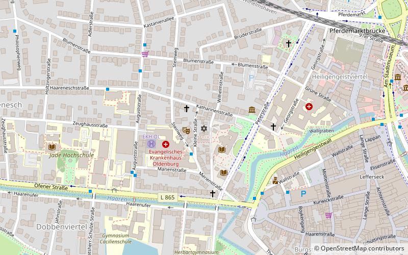 Synagoge Oldenburg location map