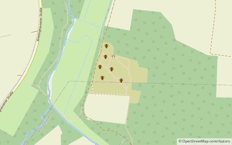 Oldendorfer Totenstatt location map