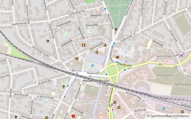 Pferdemarkt location map