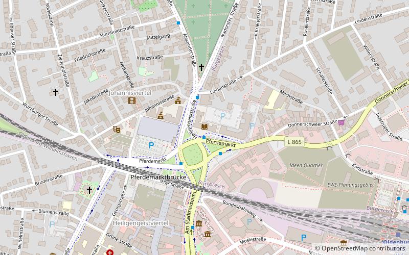 Landesbibliothek location map