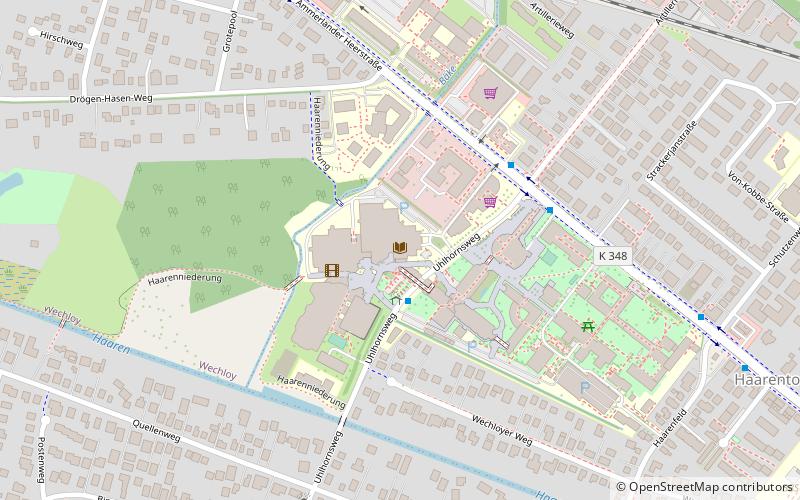 Uni-Bibliothek location map
