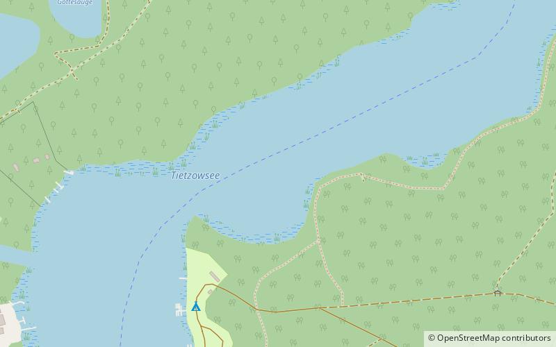 Lago Tietzow location map