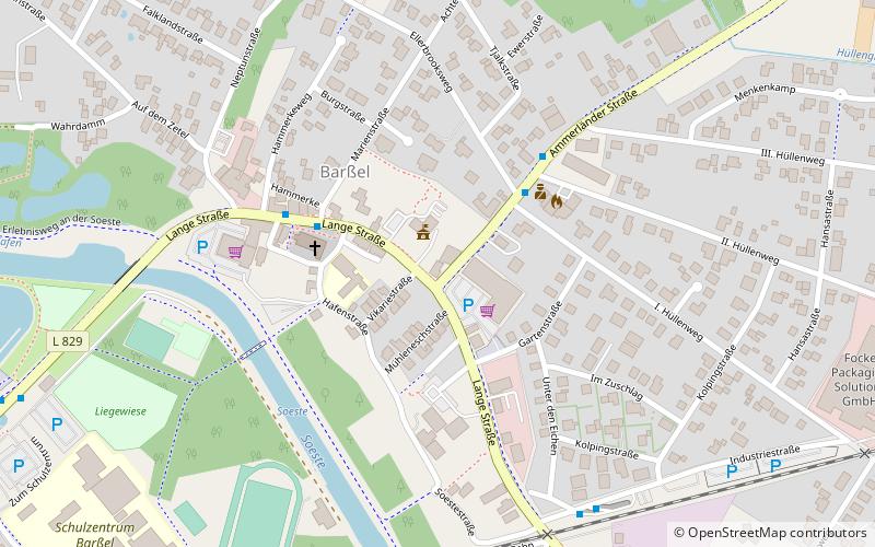 Barßel location map