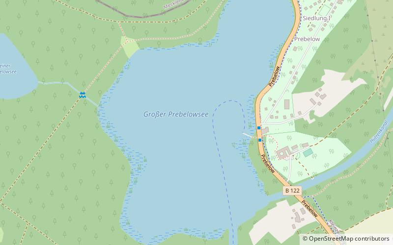 Lago Großer Prebelow location map