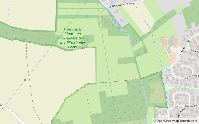 Heerweger Moor und Quellbereiche der Ritterhuder Beeke location map