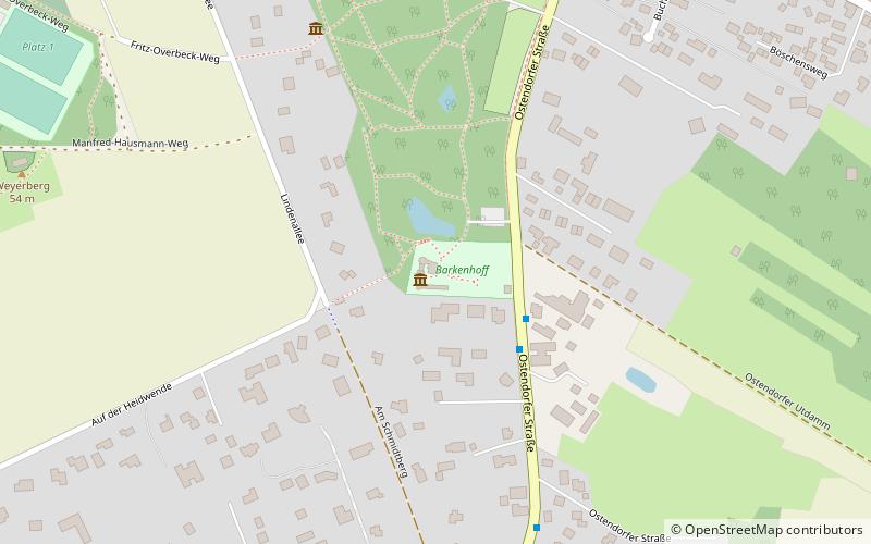 Die Worpsweder Museen location map