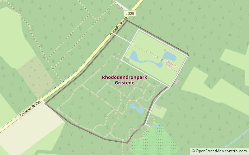 Rhododendronpark Gristede location map