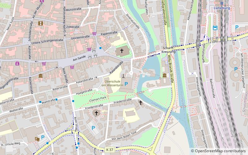 Lüneburg Water Tower location map
