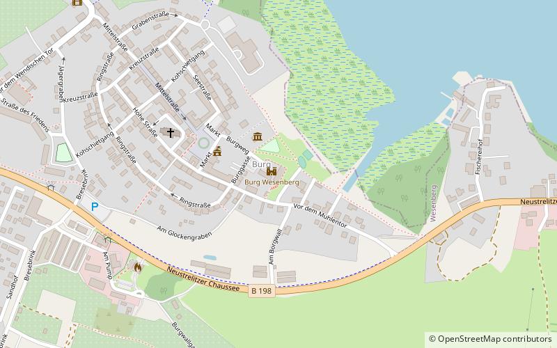 Wesenberg Castle location map