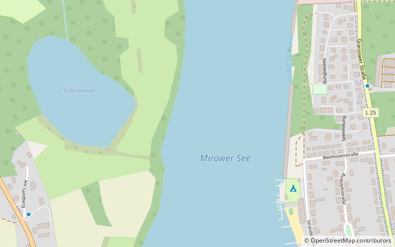 Lago Mirower location map