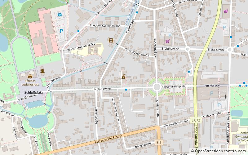 city hall ludwigslust location map