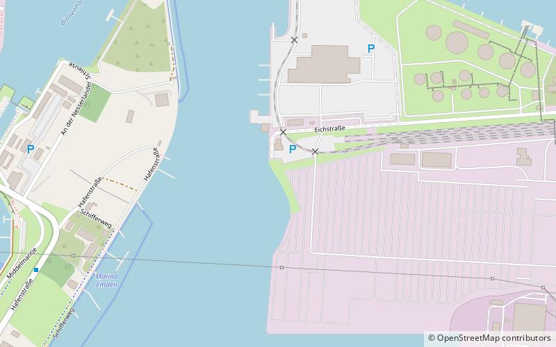 Emder Hafen location map