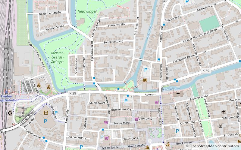 Kunsthalle Emden location map