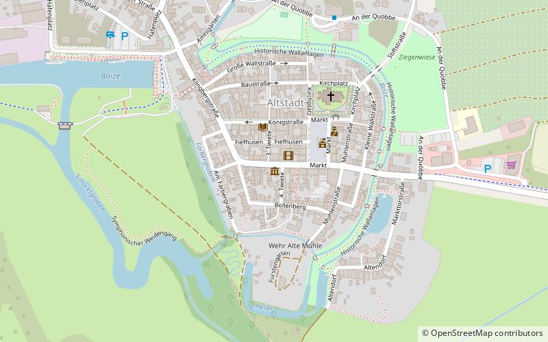 Fliesenmuseum location map