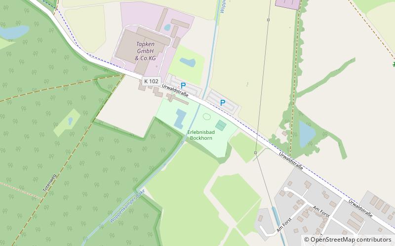 Erlebnisbad Bockhorn location map