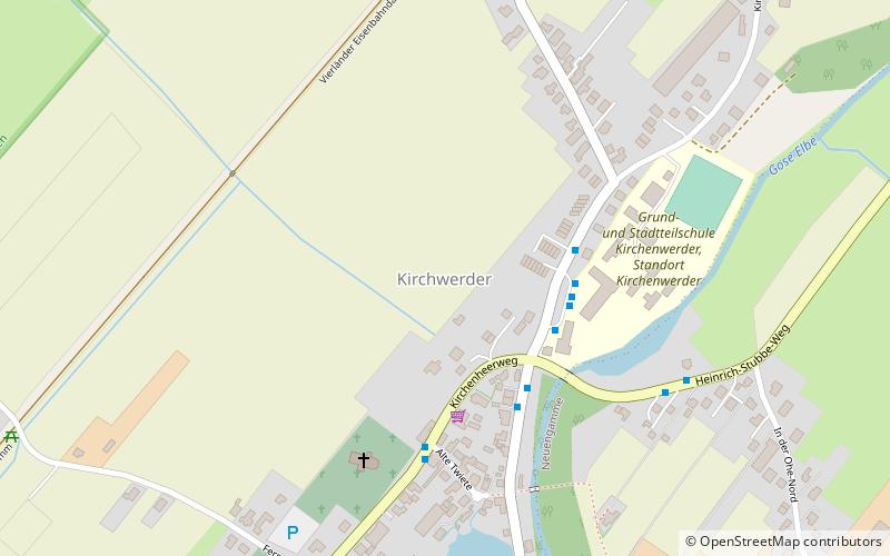 Hamburg-Kirchwerder location map