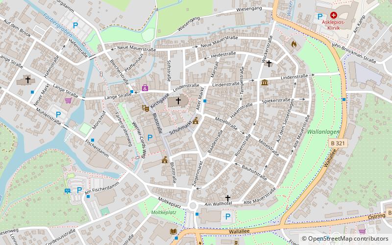 rathaus parchim location map