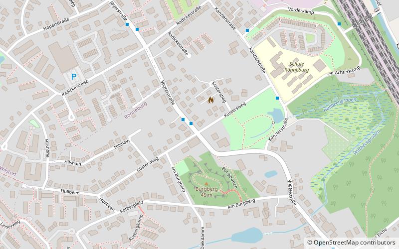 Hamburg-Rönneburg location map