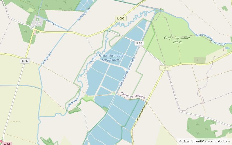 Friedrichsmoorer Karpfenteiche location map