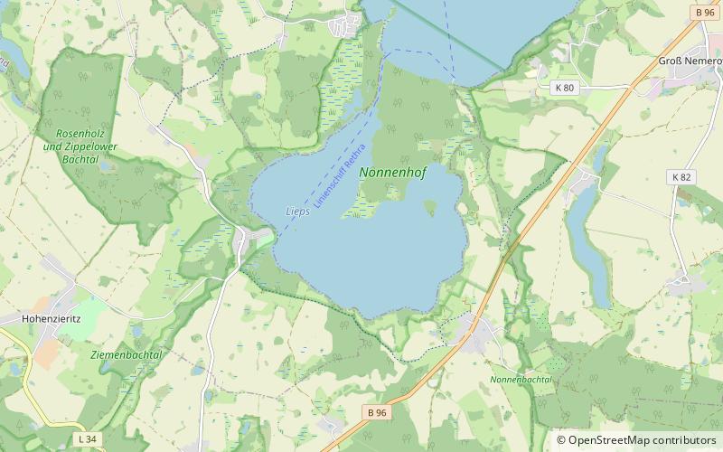 Lago Lieps location map
