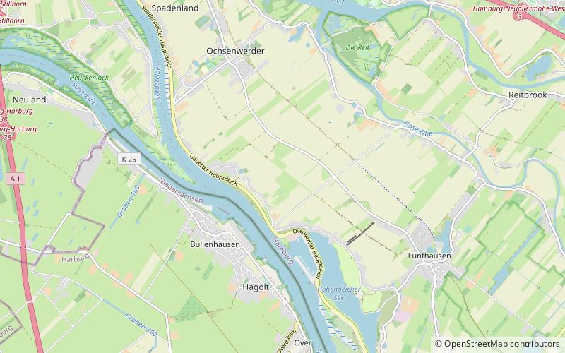 hamburg ochsenwerder seevetal location map