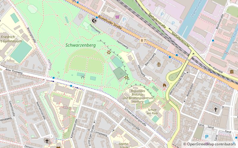 Jüdischer Friedhof Harburg location map