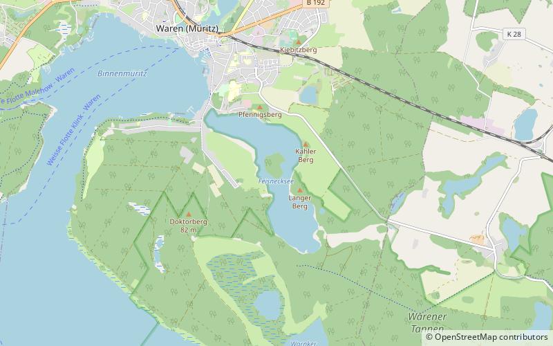 burgwallinsel muritz nationalpark location map