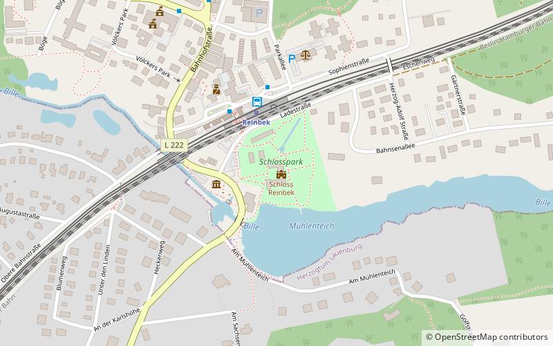 schloss reinbek location map