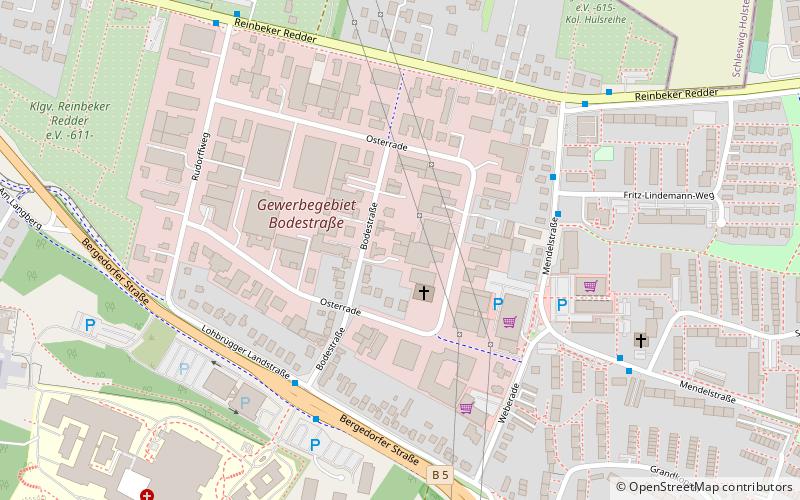 Hamburg-Lohbrügge location map