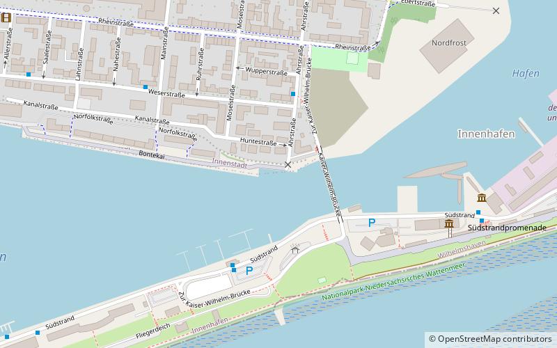 Feuerschiff Weser location map