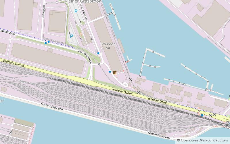 Hafenmuseum location map