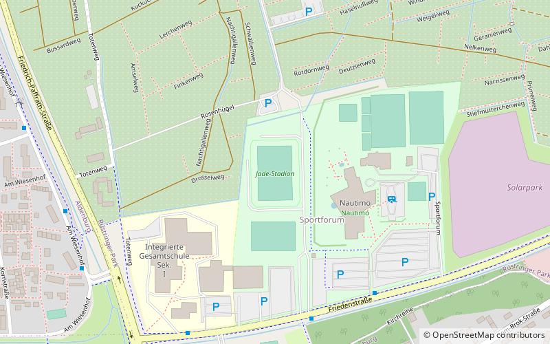 Jadestadion location map