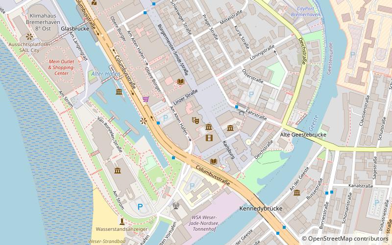 Stadttheater Bremerhaven location map