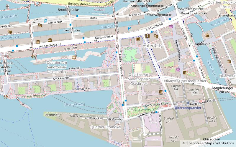 HafenCity location map