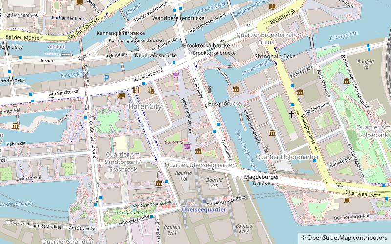 Marktplatz HafenCity location map