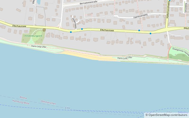 inoffizieller fkk strand hamburg location map