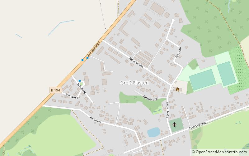 Groß Plasten location map