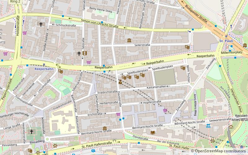 St. Pauli Theater location map
